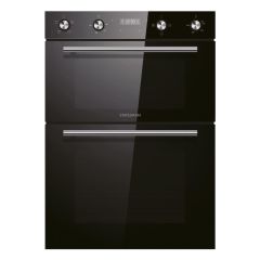 Statesman BDM373BL Built-In Electric Multifunctional Double Oven Black